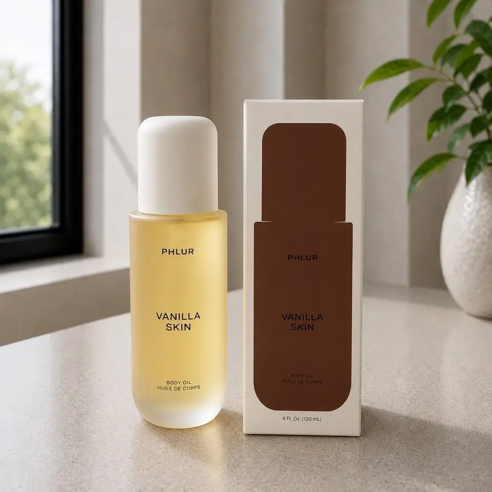 $45 Phlur Vanilla Skin Body Oil 120mL New in Box Full Size